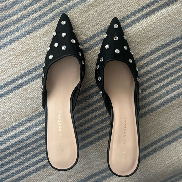 Loeffler Randall Paloma 80MM Embellished Mesh Mules - Picture 2 of 4